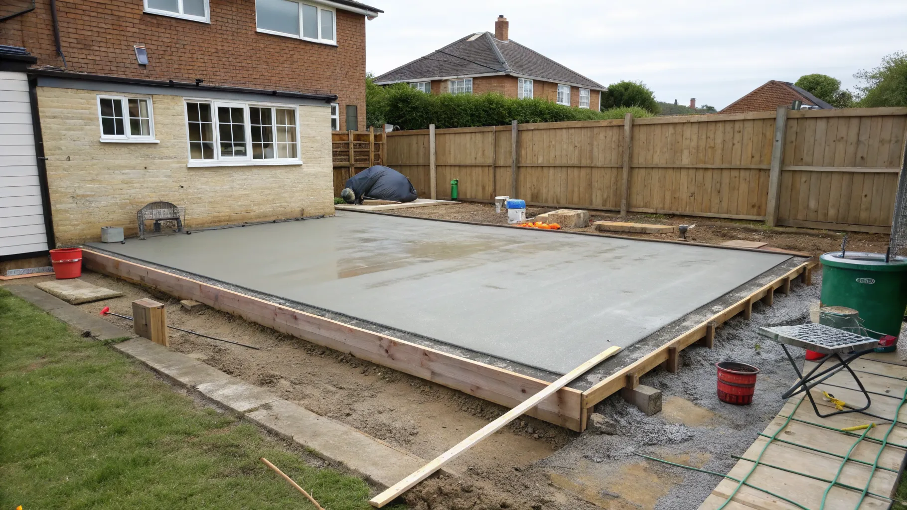 How to Lay a Shed Base: Concrete, Paving Slabs and Plastic Grid Options