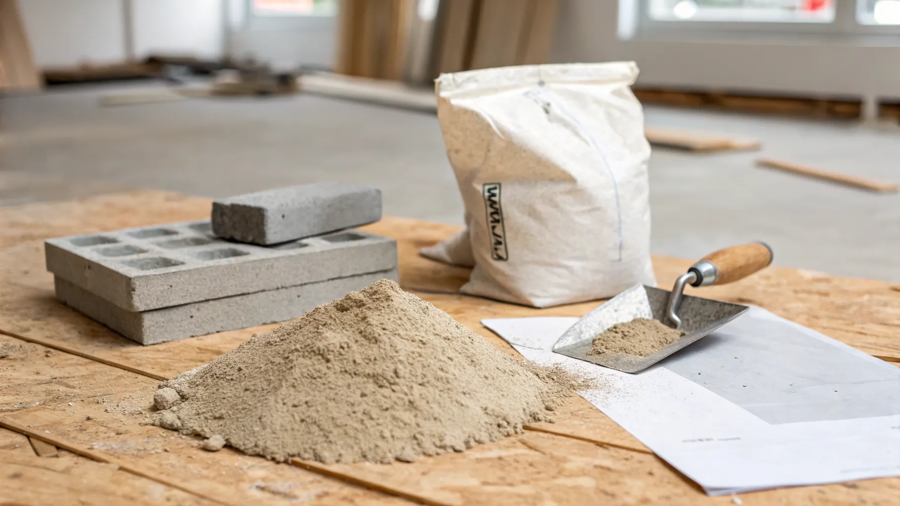 Mortar Calculator UK: Sand and Cement for Brickwork, Blockwork and Patios